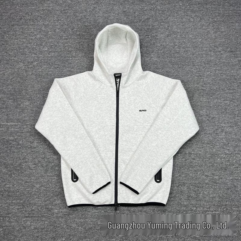 Модный унисекс комплект: худи и штаны 2025 года с вышивкой 6PM на груди