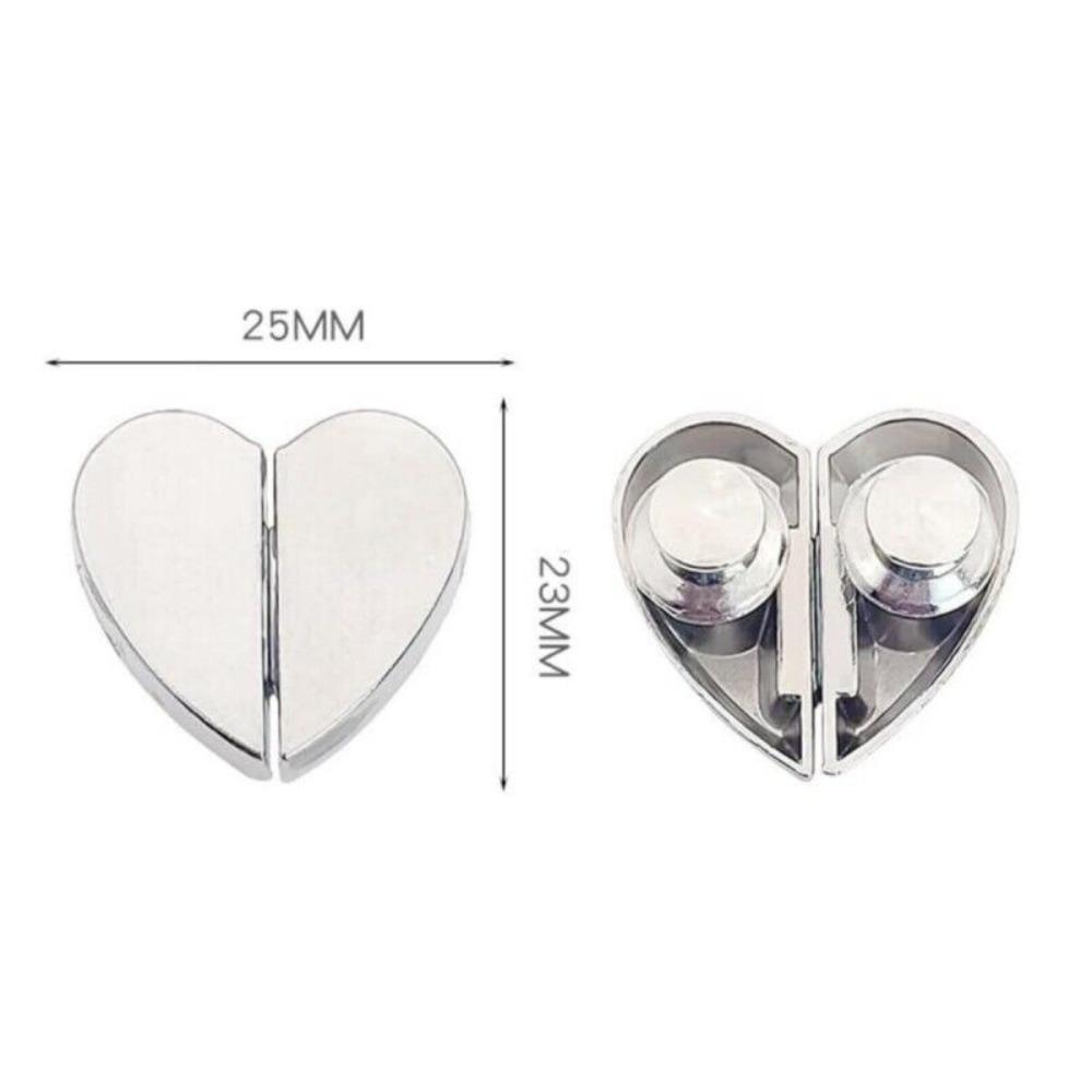 1/2/4Pcs Punch-free Heart Shaped Magnetic Curtain Button Simple Curtain Ties Drapery Clips  for Home