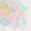 Daiso Прозрачные Пастельные ТПУ Резинки Набор из 120 шт.