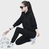 Women's Plush Sports Suits - Fall/Winter 2025 Hooded Pullover & Pants Set