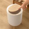 Дом Высококлассный Сенсорный Мусорный Бак Гостиная Высокая Ножка С Крышкой Нажимной Тип Спальня Настольный Креативный Стиль Контейнер для Хранения YLE440