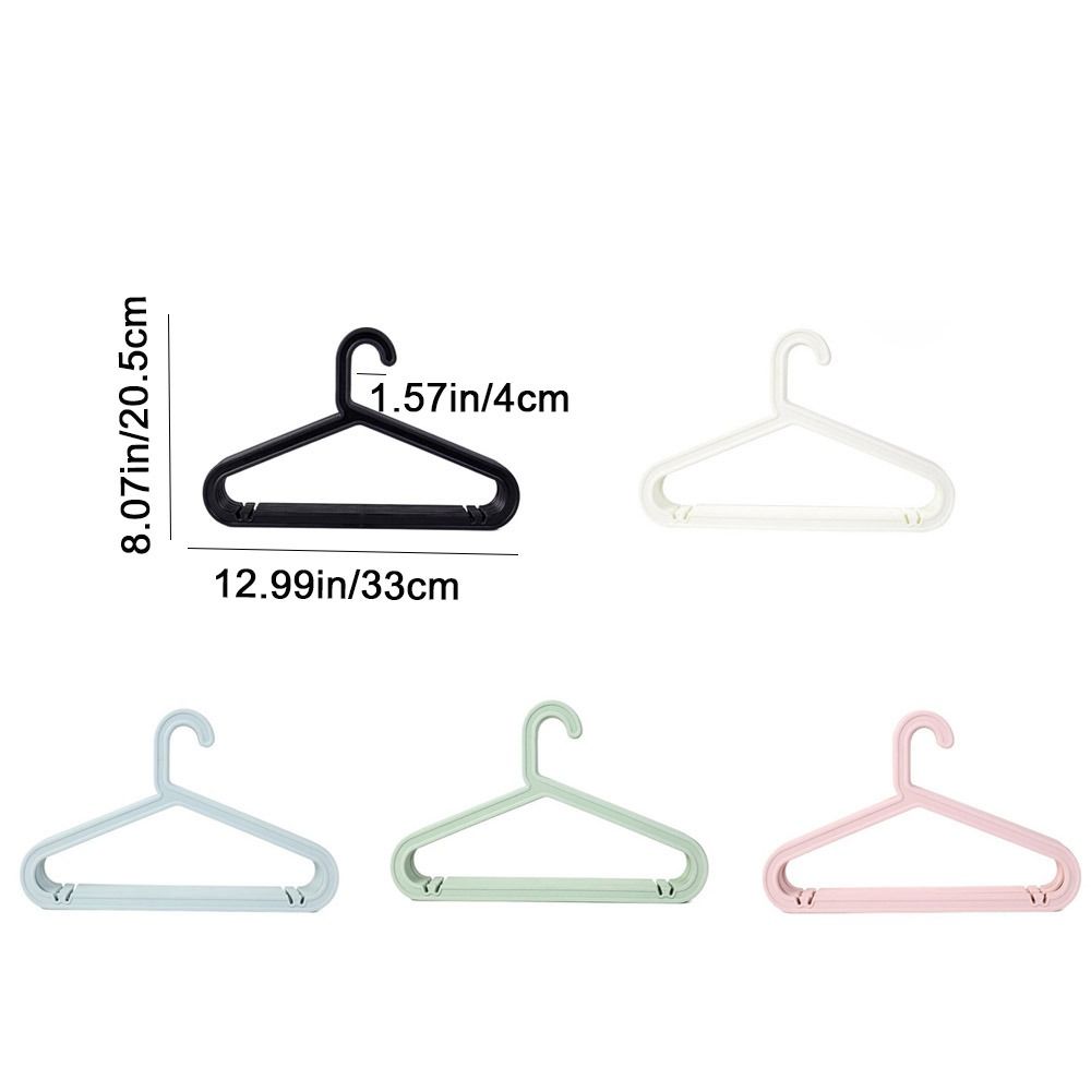 10Pcs Plastic Clothes Drying Rack Nordic Style Baby Hangers Clothes Display Hangers for Home