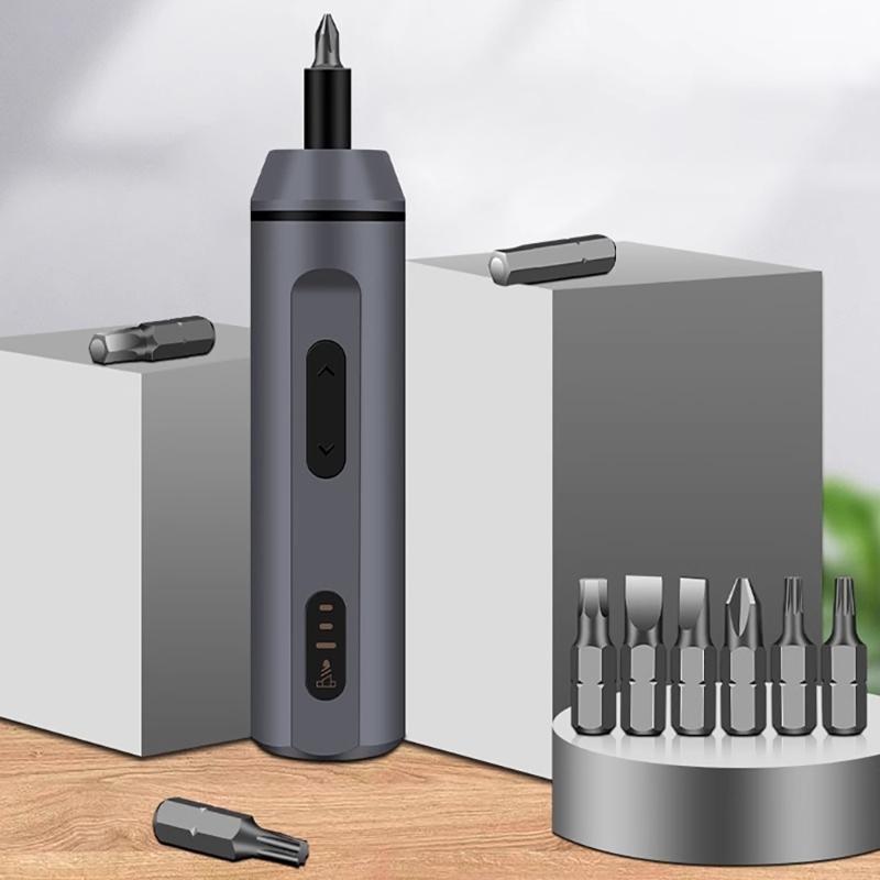 Мини-электрическая отвертка 3,6 В, небольшой набор беспроводных отверток, 3 Нм со светодиодной подсветкой для компьютера «сделай сам»