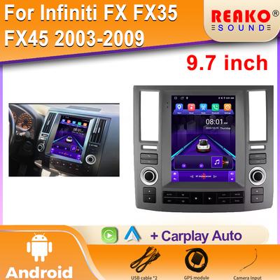 Android для Infiniti FX35 1 2002 - 2006 Автомобильный 9,7-дюймовый Радио Стерео Головное Устройство Мультимедийный Плеер GPS Навигация 4G Wi-Fi 2din