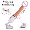 Thrusting Heating Dildo With Suction Base Penis Vibrator Clitoris G-Spot Stimulator Anal Vaginal Massage Female Masturbator