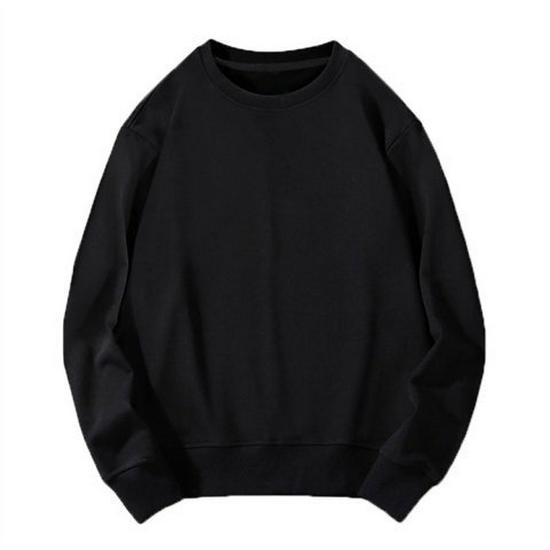 Unisex 280g Velvet Thickened Hoodie - Autumn/Winter 2023: Round Neck, Solid Color, Casual Loose Fit