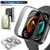 Стекло + чехол для Huawei Watch Fit 3, универсальная защита экрана, жесткий ПК-бампер, чехол для часов из закаленного стекла для Huawei Watch Fit 3