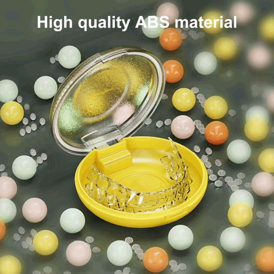 Коробка для протезов, портативная прозрачная крышка, АБС-пластик, воздухонепроницаемый круглый фиксатор, держатель для путешествий