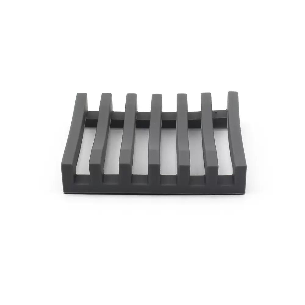 Soap dish rack, anti-slip bathroom accessories, silicone soap box protector, sink deck, bathtub, shower tray soap drain, silicon