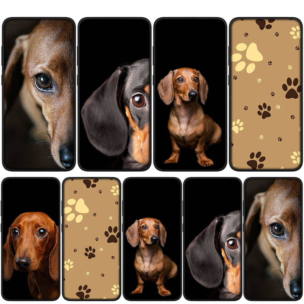 for Motorola Moto Edge 70 60 50 G54 G04 G24 G15 G86 Samsung Galaxy S25 iPhone 17 16 15 Xiaomi Redmi Note 14 13 Pro Max Phone Case Dachshund Dog Cover