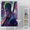 Горячая P-PieceS Аниме Японии Один Занавеска для душа Водонепроницаемая Полиэстеровая ткань Краска Занавеска для ванной Домашний Декор для ванной Занавеска с крючком