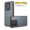 GT7 Matte Acrylic Shockproof Bumper for Realme GT 7 GT 7Pro Neo 7x Hard PC Soft Frame Clear Protection Back Cover Shell