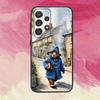 Милый Чехол для Телефона с P-Paddington B-Bear Для Samsung S25,S24,S21,S22,S23,S30,Ultra,S20,Plus,Fe,Lite,Note,10,9,5G Черный Чехол