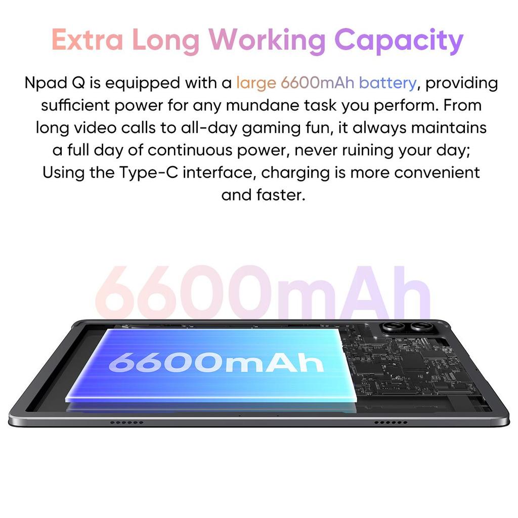 N-one Планшет NPad Q Tablet 10,1 дюйма Android Tablet Octa-Core Processor 128 ГБ памяти 1 ТБ с возможностью расширения, новейшие планшеты ПК с поддержкой 5G WiFi