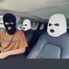 ISGTDRM Подходит для Tesla Model Y 3 Чехол на сиденье автомобиля Персонализированная забавная шляпа Модификация интерьера Режим часового Мотоциклетный шлем