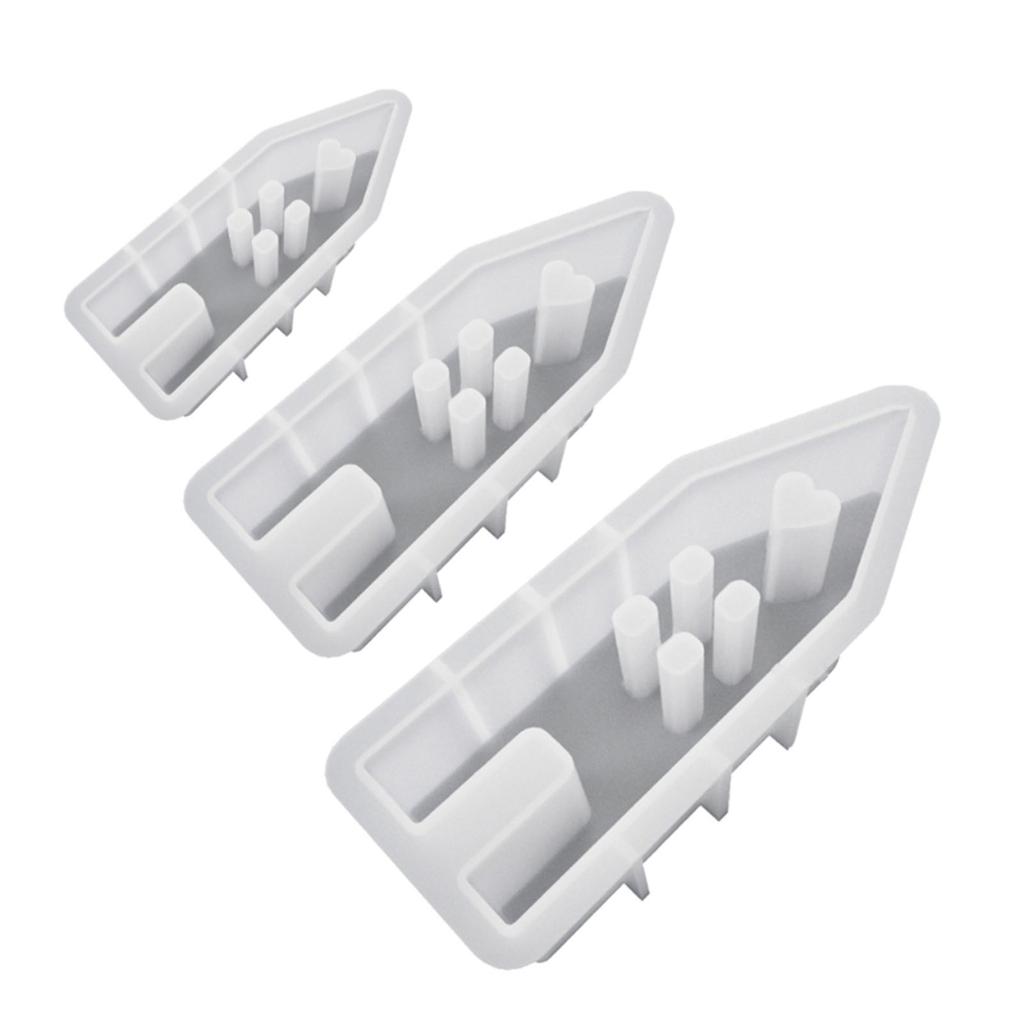 3 Pcs House with Window Candle Mould Handmade Houses Silicone Mold Epoxy Resin Mould DIY Scented Candle Making Molds
