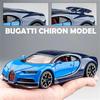 Bugatti Chiron Supersport Simulation Diecast & Toy Vehicles Sounds & Light Pull Back Car 1:32 Alloy Model Gifts For Children