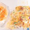 12 Color Irregular Shell Paper Nail Art Glitter Nail Sticker Small Sequin Decoration Tool