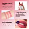 Матовый отшелушивающий розовый блеск для губ Outline Contour Tattoo Lip Stain Водостойкий устойчивый к отрыванию натуральный оттенок для губ