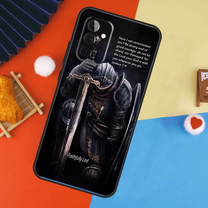 Крышка для Samsung Galaxy A13 A23 A33 A53 A15 A25 A35 A55 A51 A71 A12 A32 A52 A14 A34 A54 с изображением Христианских Тамплиеров