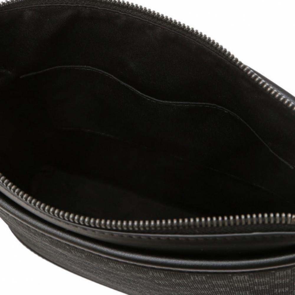 Daks Black Dd Logo Leather Crossbody Bag Dbba6e471bk