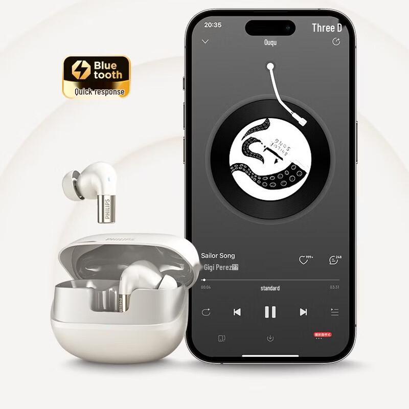 Philips True Wireless наушники с шумоподавлением TAT3569