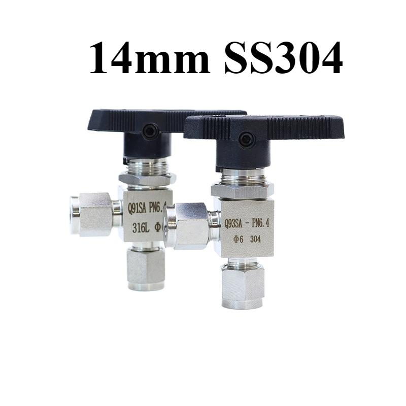 3 4 6 8 10 12 14 16 мм 1/8" 1/4" 1/2" Наружный диаметр трубки Компрессионный фитинг 304 316 Нержавеющая сталь Угольник Шаровой кран Вода Газ Топливо