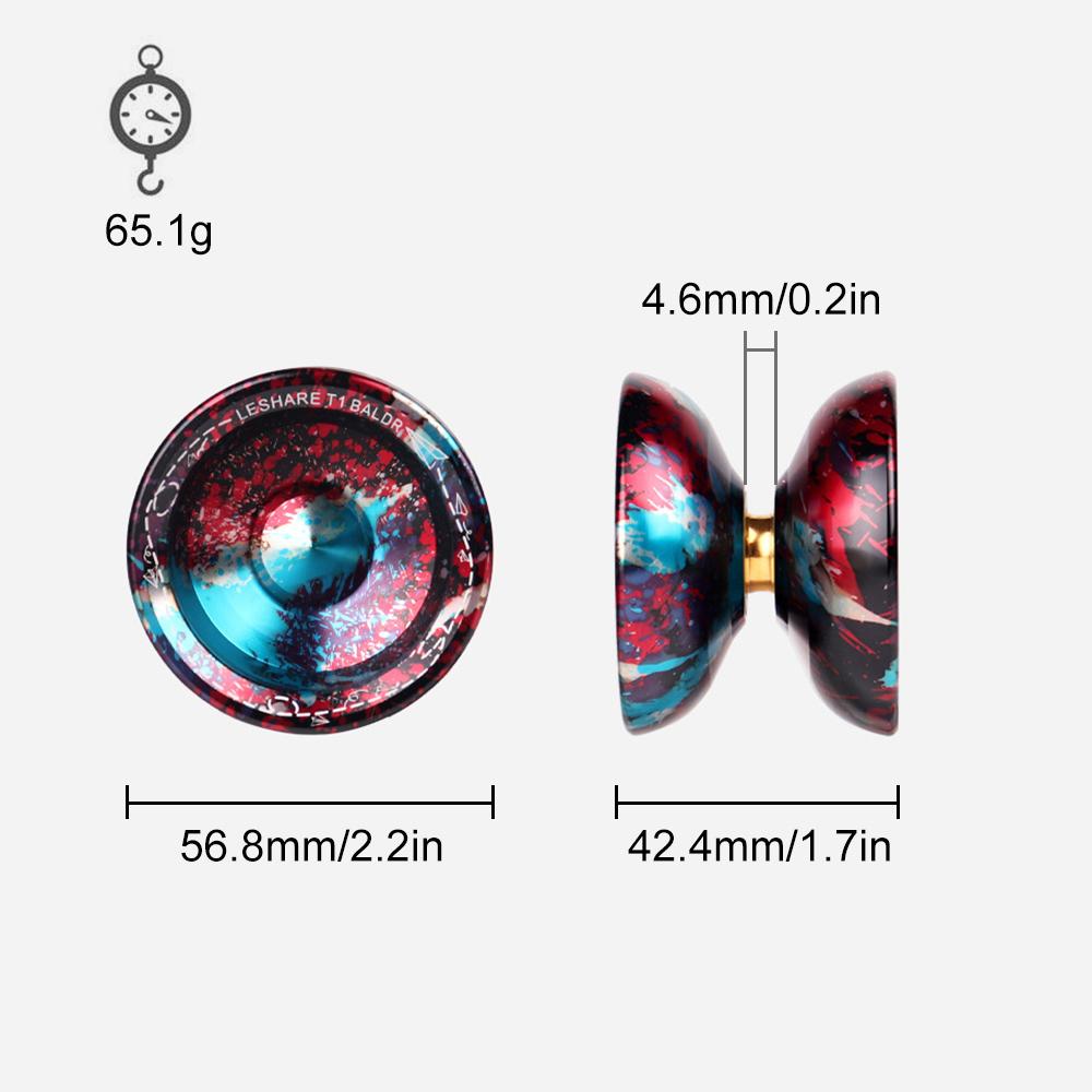 Профессиональный неотзывчивый мяч йо-йо из алюминиевого сплава для начинающих, продвинутых игроков