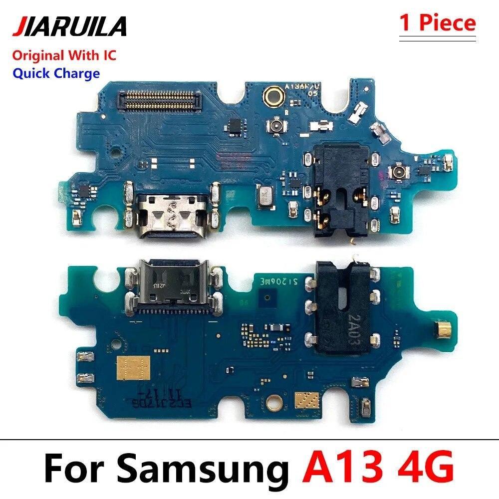 USB-порт для зарядки, док-станция, соединительная плата, гибкий кабель для Samsung Galaxy A13 A23 A33 A53 A73 4G 5G, запасные части