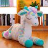 Kawaii Sika Deer Gift For Christmas Gifts Giant Lovely Rainbow Giraffe Plush Toys Dolls For Brinquedos