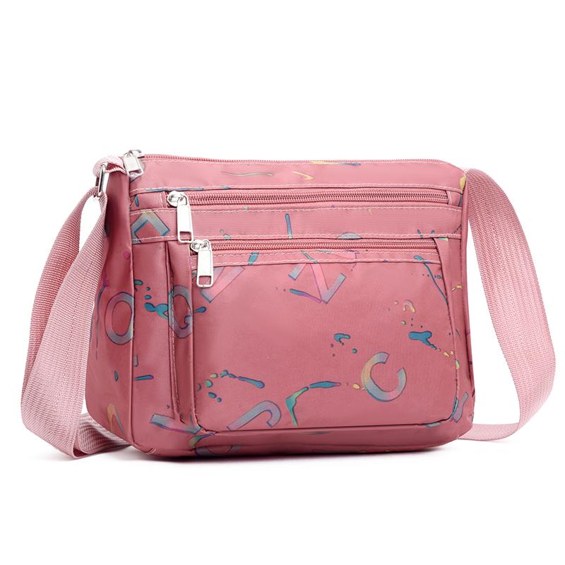 Модная женская сумка-мессенджер с несколькими карманами, высококачественная прочная тканевая сумка, женская легкая нейлоновая сумка через плечо для женщин