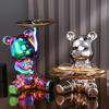 Ceramic Colorful Plating Bear Storage Box Home Living New Room Desktop Storage Tray Decorative Statue Money Box Ornaments