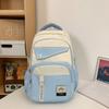 Цветной блок школьный рюкзак для школьников большой емкости рюкзак для пар женский рюкзак мужской дорожный рюкзак