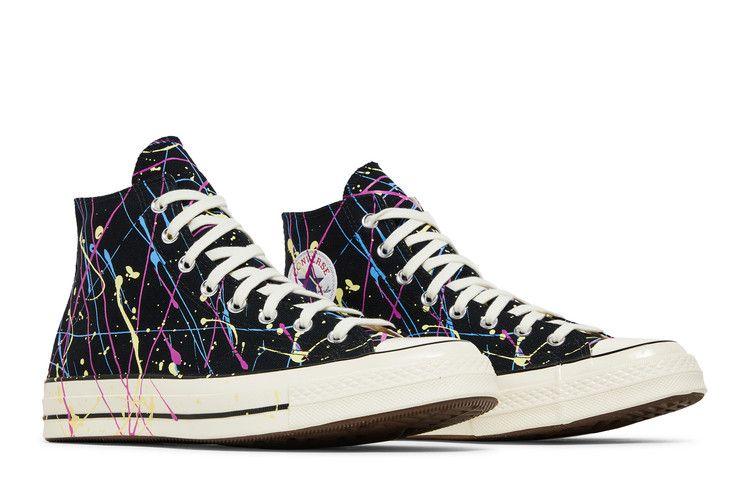 Converse Кеды Chuck Taylor All Star 70 Hi Archive Черный с брызгами краски