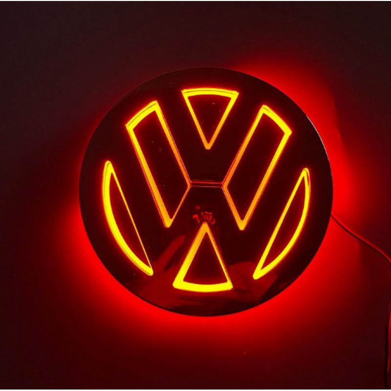Светодиодный 3D значок задней двери Volkswagen для Golf 6, Magotan, Tiguan, Bora
