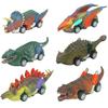T-Rex Dinosaur Model Toys Four Wheel Pull Back Dinosaur Model Dino Toy Pull Back Car Dinosaur Toy
