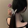 Butterfly Hair Clips for Women Metal Non-Slip Sparkly Hair Claws Elegant Butterfly Hair Accessories for Daily Wear Weddings Part