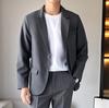 Men's Jacket Office Casual Jacket Men's Casual Plus Size Suit Groom Dress Slim Jacket