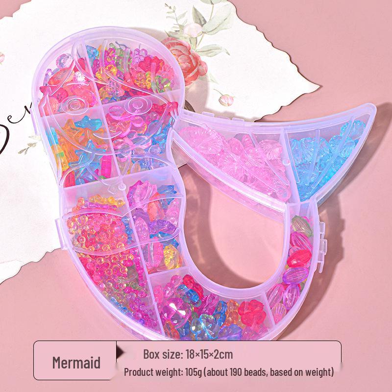 Игрушки из бисера ручной работы: Набор для изготовления украшений для девочек «Сделай сам» с креативными браслетами и ожерельями-пазлами