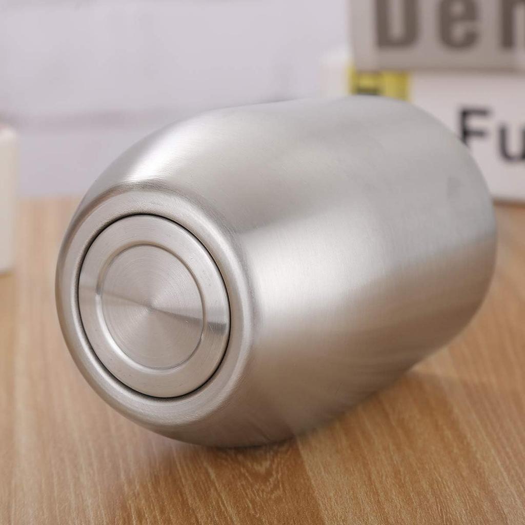 12 oz Stainless Steel Wine Tumbler Stemless Glasses with Lid, Double Wall Insulated Travel Mug Perfect for Wine, Coffee, Drinks, Champagne, Cocktails