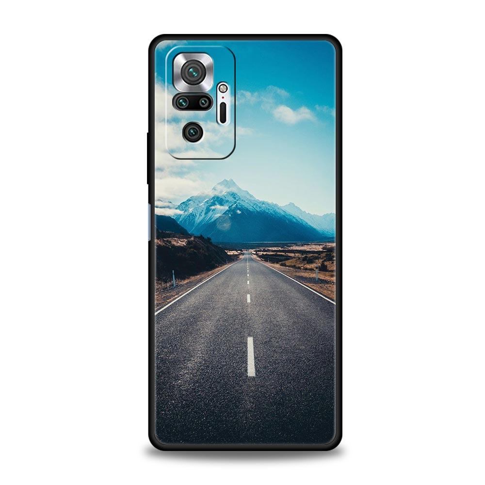 Waterfall Nature Trees Autumn Ship Phone Case For Xiaomi Redmi Note 12 11 10 Pro Plus 9S 9 8 7 9T 8T 9C 9A 5G K40 Gaming Cover