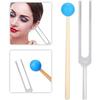 Wlongtor Tuning Fork, Energy Fork for Chakra Healing, Sound Therapy, Musical Instrument, Balancing, Healer, with Silicone Hammer Bag and Cleaning Clot