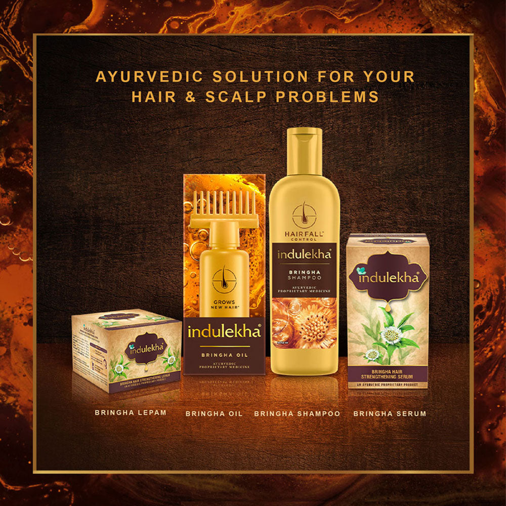 Indulekha Масло для волос Bringha Ayurvedic 100 мл бутылочка-селфи для роста волос и контроля выпадения волос для мужчин и женщин