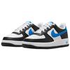 Nike Air Force 1 Low GS Black Light Photo Blue Kids Sneakers White FN8008-001