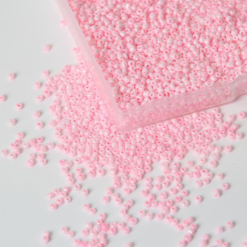 Прочные стеклянные бусины 2 мм различных однотонных цветов для изготовления украшений своими руками