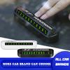 1Pcs Car Temporary Parking Card Phone Number Card Plate Sticker For Santa Fe Sonata Solaris Azera Creta I30 Ix25 IX35 Tucson