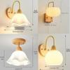 Japanese-Style Retro Log Wall Lamp for Bedroom, Living Room, or Corridor