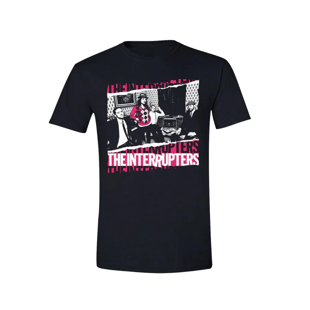 2025 Новый Тур Группа THE INTERRUPTERS С Одноименной Футболкой Горячие Футболки ХЛОПОК Натягивающаяся Дышащая