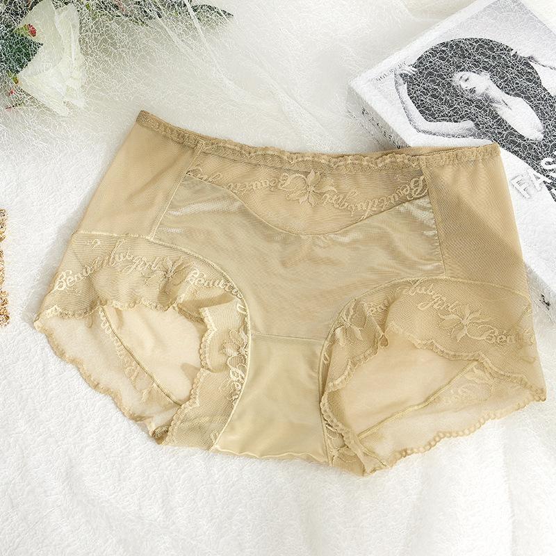 Женские трусы, легкое роскошное шелковое нижнее белье, сексуальное сетчатое кружевное нижнее белье