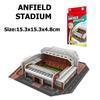 Настольные украшения Модель футбольного поля Сувенир для фанатов Сделай сам Бумажный пазл Настольные игры 3D Сборка Стадион Симуляция TMZ